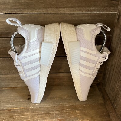 adidas gazelle silver green womens adidas NMD_R1 Shoes - Women's - Cloud White / Solar Yellow main image 1