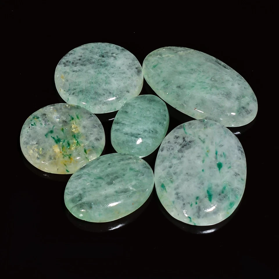 Piedras preciosas cabujón aguamarina natural AAA++ piedras preciosas semipreciosas de alta calidad Foto 4 de 4