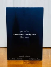 Narciso Rodriguez For Him Bleu Noir Eau De Toilette Spray 3.3 Oz + 0.33 Oz
