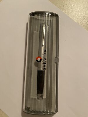 VINGAGE SHEAFFER JAVELIN BALLPOINT PEN NEW IN BOX Silver Black - New