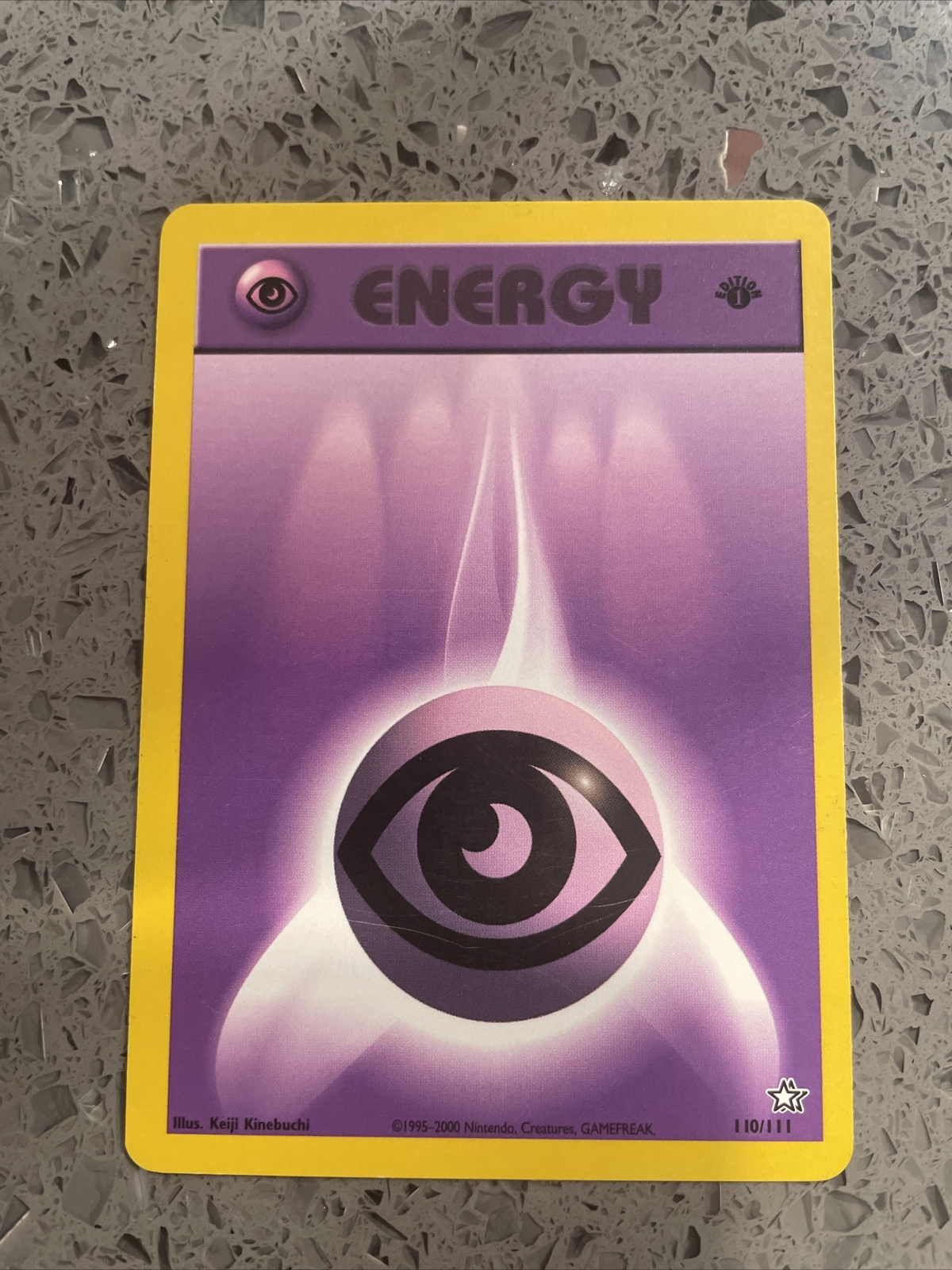 Pokemon Neo Genesis 1st Edition Psychic Energy 110/111 Non Holo NM