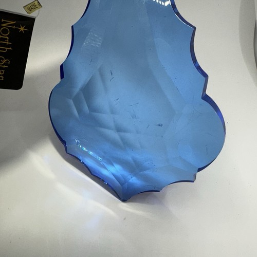 Lampadario a pendolo blu ornamento stella polare di Premier acrilico 6 pollici RARO - Foto 4 di 8