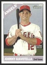 Johnny Giavotella #624 2015 Topps Heritage Los Angeles Angels