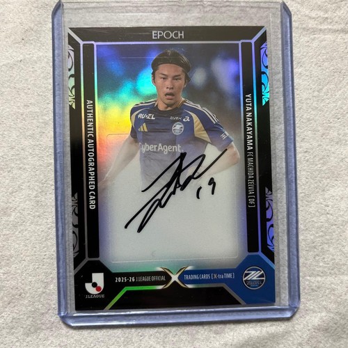 EPOCH2025-26 Yuta Nakayama Autograph Limited to 5 copies Machida Zelvia