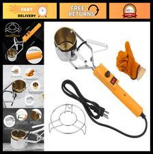 Electric Lead Melting Pot Kit for Fishing Weights  Bullet Molds, 300W Crucible