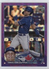 2023 Topps Chrome Logofractor Edition Purple Refractor /250 Daulton Varsho 14ma