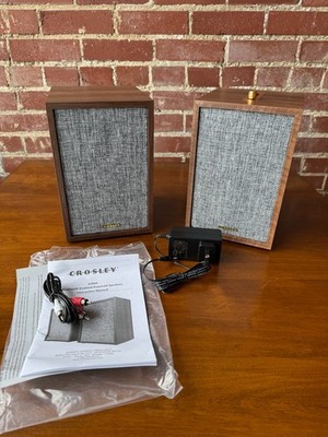 Crosley S200A-WA 4'' Set Active Powered Bluetooth Stereo Speakers - Open Box Save