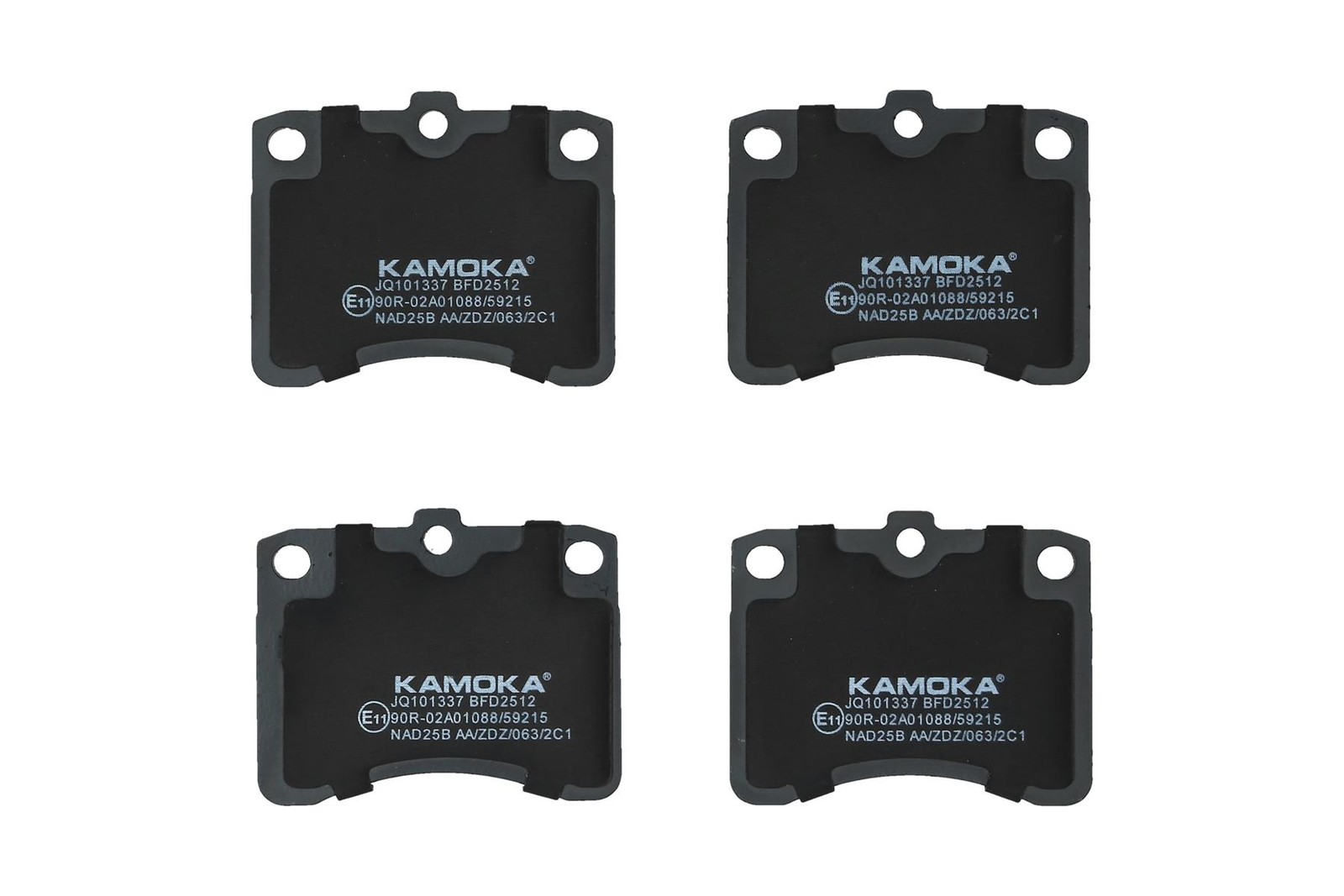 2x ✅Fits KAMOKA UK�ADY HAMULCOWE JQ101337 BRAKE PADS FRONT (WITHOUT  ⭐UK Seller⭐