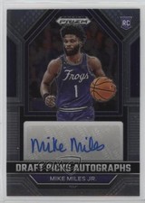 2023-24 Panini Prizm Draft Picks Mike Miles Jr #DPA-MMJ Auto 0ud4