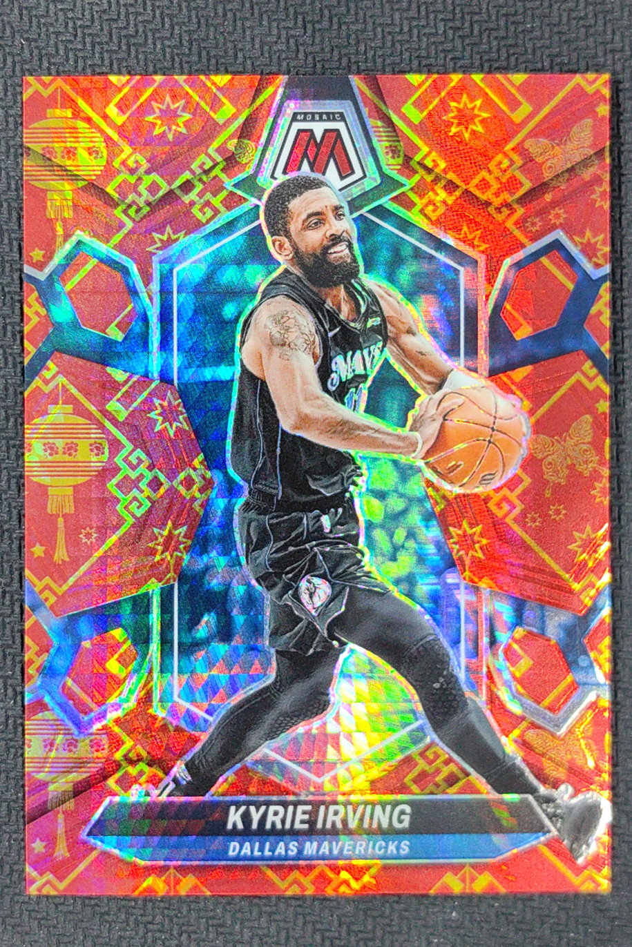 2023-24 Panini Mosaic Kyrie Irving Lucky Envelopes /8 #115 Mavericks