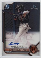 2022 Bowman Chrome Prospect Auto Alexander Suarez #CPA-ASR Auto 7i2