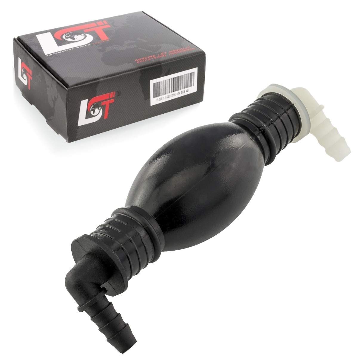 Transfer pump Hand pump Fuel 2x 90° Ø 10mm for OPEL