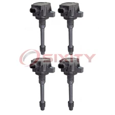 4 pc Hitachi IGC0095 Ignition Coils for UF781 3052059B013 Spark Plug Wire co