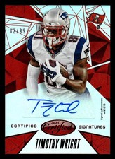 2015 PANINI CERTIFIED TIMOTHY WRIGHT CS-TI SIGNATURES MIRROR RED AUTOGRAPH /99