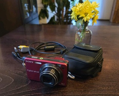 Sony Cyber-shot DSC-W170 10,1 MP Digitalkamera Rot