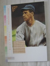 2003 TOPPS GALLERY HOF EDITION ARTIFACT BUCKY HARRIS GAME-USED BAT NMMT