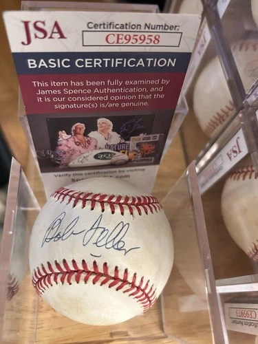 Bob Feller Autographed ROA Baseball - JSA COA CE95958
