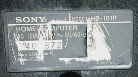 Vintage SONY MSX HB-101P Home Computer -  For parts only