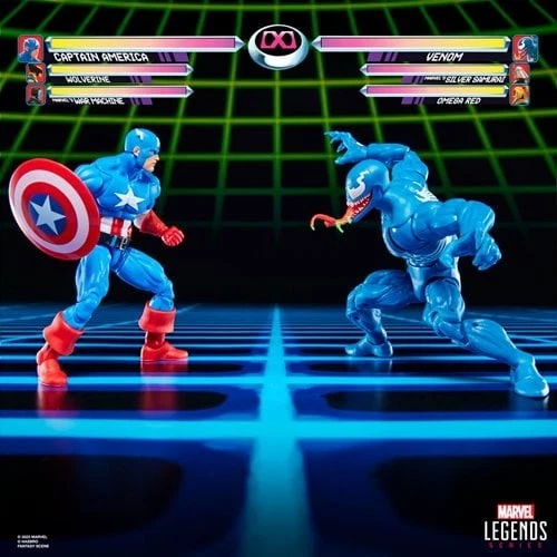 ¡EN STOCK! Marvel Legends Gamerverse Capitán América vs. Venom 6" AF BY HASBRO Foto 4 de 4