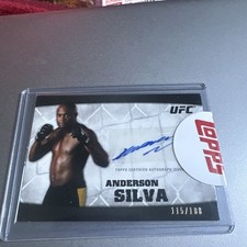 2010 Topps UFC Knockout Fighter Auto /188 Anderson Silva legend sealed rare 🔥🔥