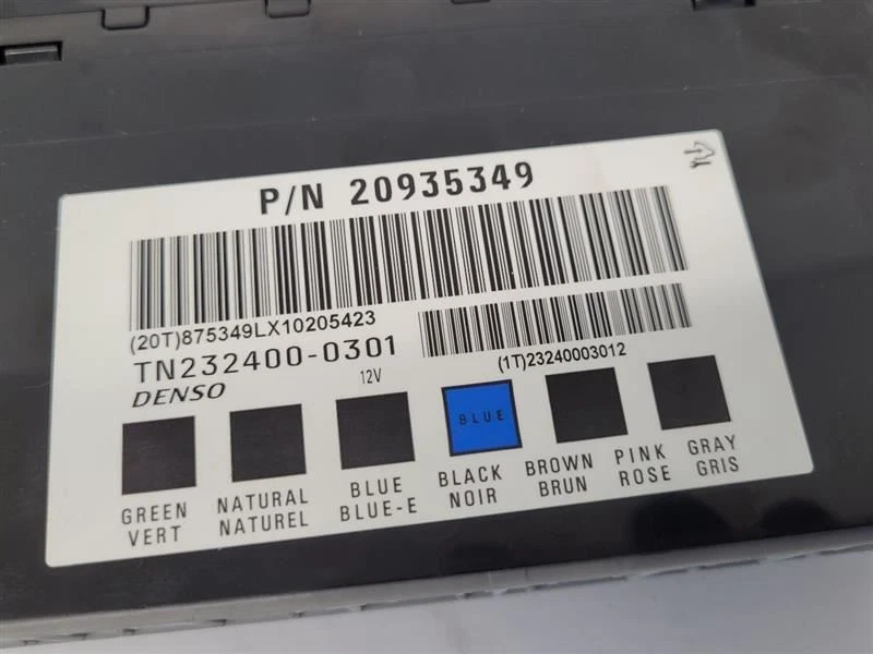 Chevrolet Impala 2006-13 carrocería control BCM tablero izquierdo 20935349  Foto 3 de 4