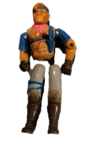 1986 Cobra Dreadnok Zandar v1 Figure Vintage G.I. GI Joe 3.75 ARAH 100% Complete