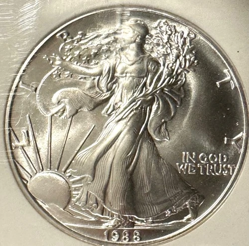 1988 American Silver Eagle NGC MS69