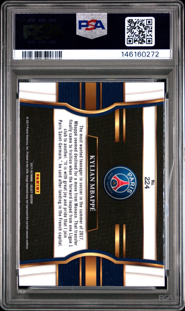 2017-18 Panini Select - Field Level Kylian Mbappe #224 (RC) for