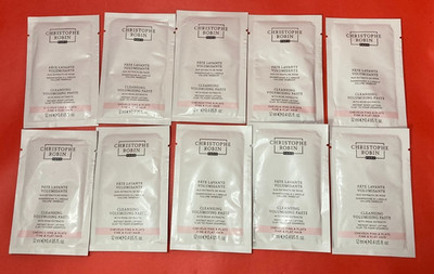10 x 12 ml Christophe Robin Cleansing Volumizing Paste mit Rosenextrakten