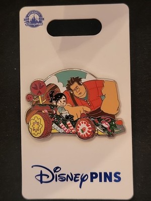 Disney Parks Wreck It Ralph And Vanellope Candy Cart  Pin