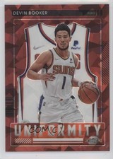 2021 Panini Contenders Optic Uniformity Red Cracked Ice Prizm Devin Booker rf2