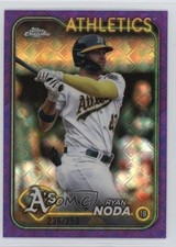 2024 Topps Chrome Logofractor Edition Purple Refractor /250 Ryan Noda #284 0a4r