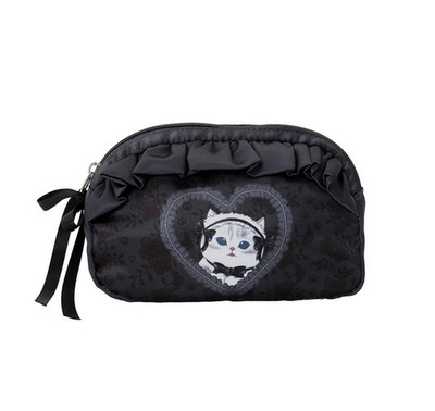 mofusand Ballet Core Pouch Kuroribonyan Black 2025 Autumn/Winter JP LTD Original