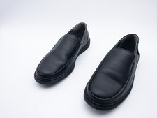 Mephisto Scarpe Slipper Da Uomo In Pelle Nera Taglia 43 EU Art. 36263-98