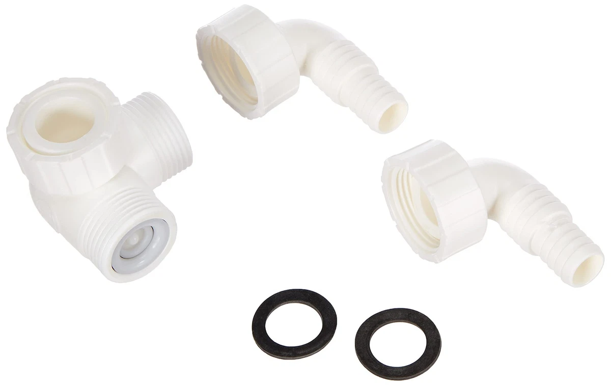 SPARES2GO Tubo Di Scarico Universale 2 In 1 Per Lavastoviglie E Lavatrice – Adattatore Doppia Uscita