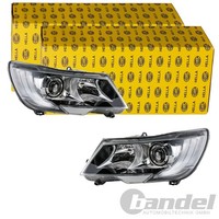 2X Hella Halogen Scheinwerfer Satz Passend FüR Skoda Superb Links+Rechts