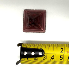 1" Pinchback Glass Jewel - Purple - for stained glass - group of 6