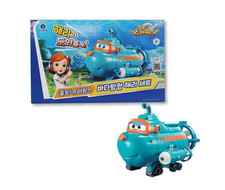 Super Wings Season4 SEA EXPLORATION HERRY Set-Submarine Amphibious Vehicle Robot