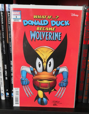 WHAT IF...? DONALD DUCK BECAME WOLVERINE #1D RON LIM VARIANT NM MARVEL 2024