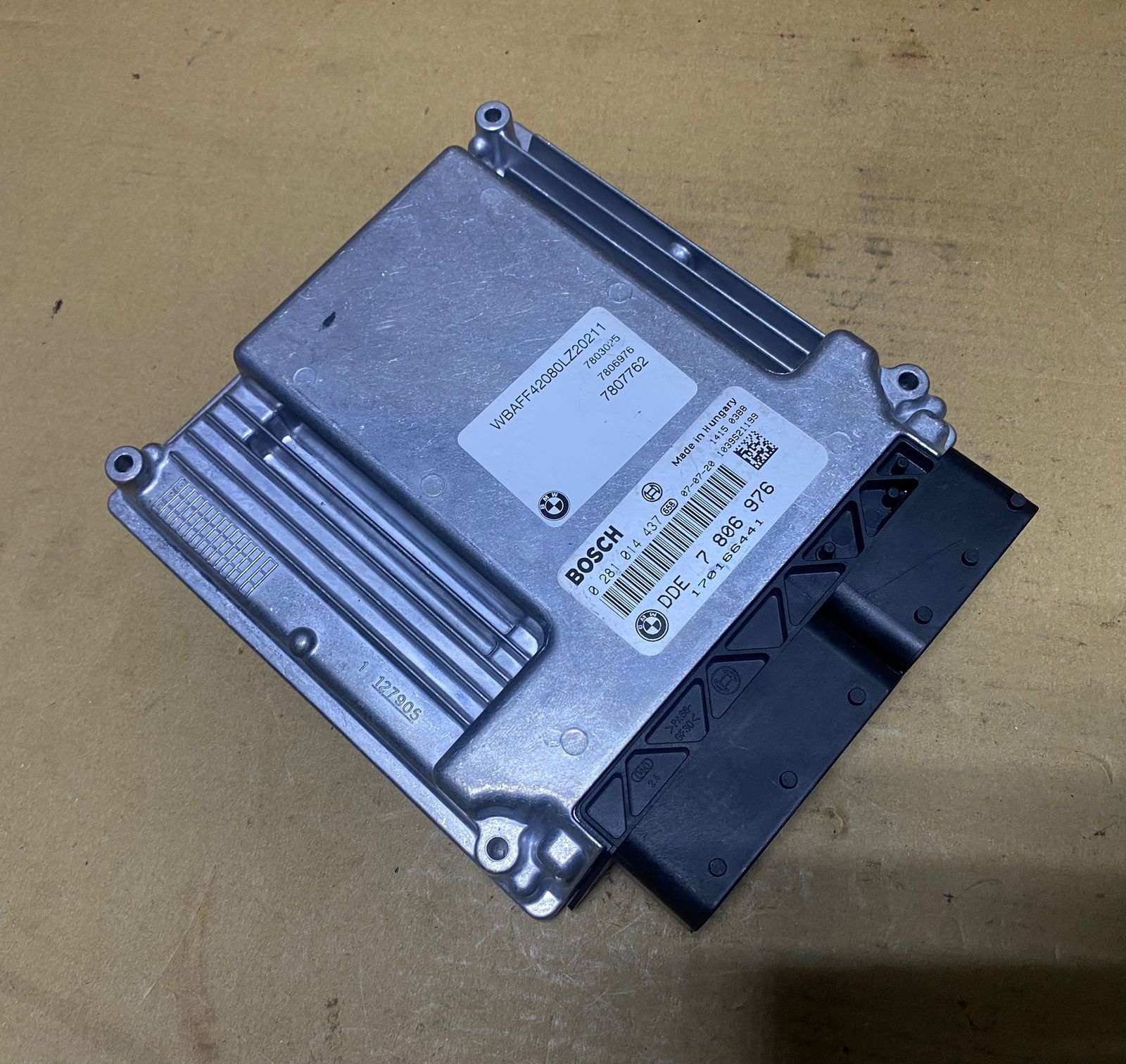 2007-2013 BMW X5 E70 3.0d M57N2 235HP Engine Control Unit 7806976