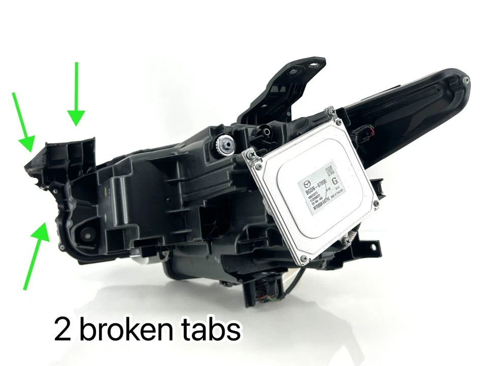 OEM 2019-2023 Mazda 3 Right Passenger's Side W/o Adaptive Headlight - Image 3 of 4