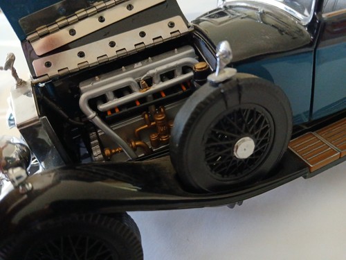 VINTAGE 1:24 1929 Rolls Royce Phantom 1 Franklin Mint Precision COA - Picture 19 of 21