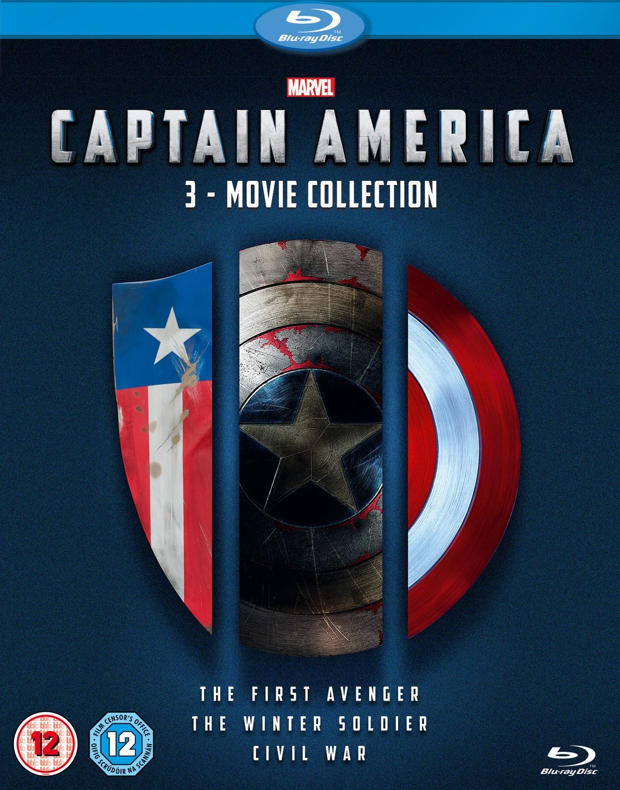 Captain America: 3-Movie Collection [12] Blu-ray Box Set