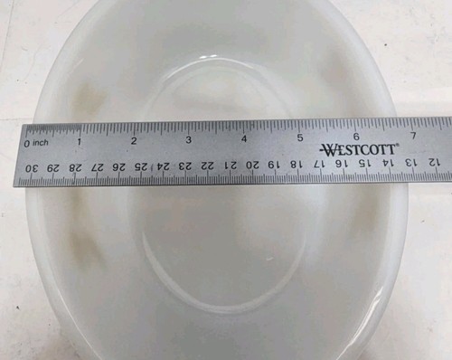 Vtg Anchor Hocking Fire King Oval Casserole Dish w/Lid Wheat Pattern #467 - Picture 10 of 12