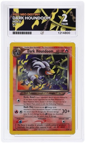Dark Houndoom (Unlimited) graded ACE 2 for sale on eBay