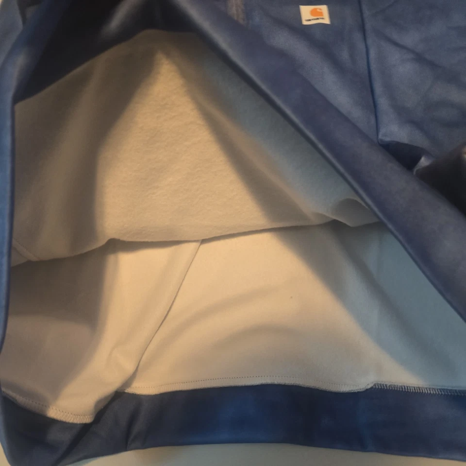 Carhartt 1/4 Zip Sweater Mens Size XLarge Gray Fleece Lined Fur Collar NWOT - Image 3 of 4