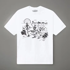 Market Studios x Grateful Dead Golden Road T-shirt White/ UV NWT Large