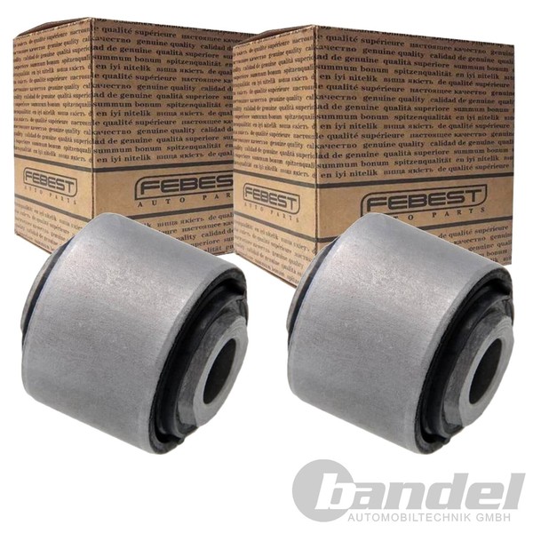 2X Febest Hinterachsbuchsen Querlenkerlager Passend FüR Ford Galaxy Mondeo S-MAX-image