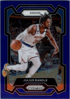 2023-24 Panini Prizm Prizms Blue #18 Julius Randle /199 - BSK