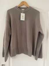H&M 90% Wool 10% Cashmere Oversize Loose Jumper Size XS - BNWT